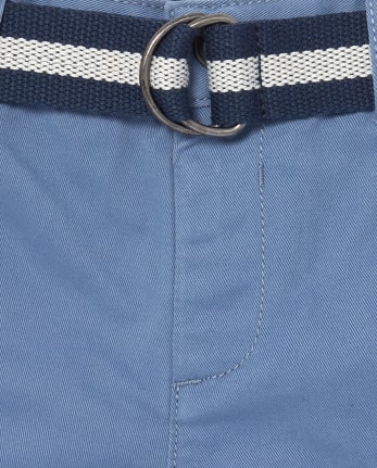 Short chino à ceinture pour bébé et tout-petit garçon