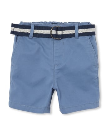 Short chino à ceinture pour bébé et tout-petit garçon