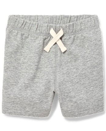 Pantalones cortos de rizo francés uniformes para bebés y niños pequeños