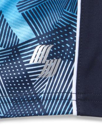 Shorts de baloncesto con rayas laterales Mix And Match para bebés y niños pequeños