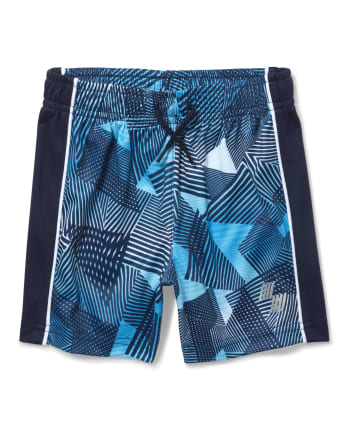 Shorts de baloncesto con rayas laterales Mix And Match para bebés y niños pequeños
