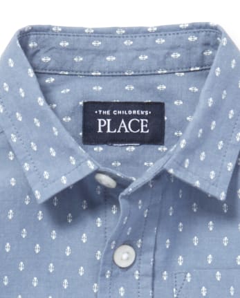 Baby And Toddler Boys Dad and Me Poplin Matching Button Down Shirt