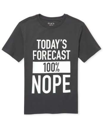 Camiseta con gráfico Nope para niños