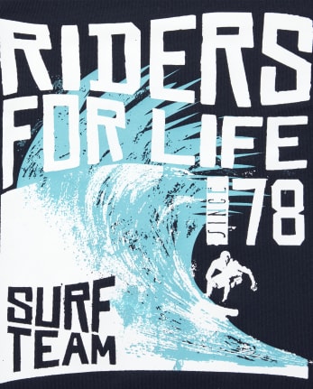 Boys 'Riders For Life' Graphic Rashguard
