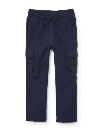Pantalones cargo remangados para niños