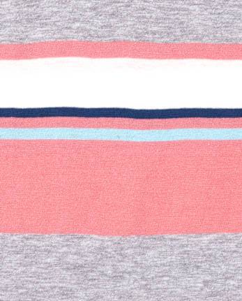 Boys Striped Jersey Polo
