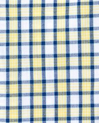Camisa con botones de popelina a cuadros para niños