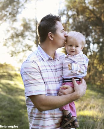 Boys Dad and Me Striped Oxford Matching Button Down Shirt