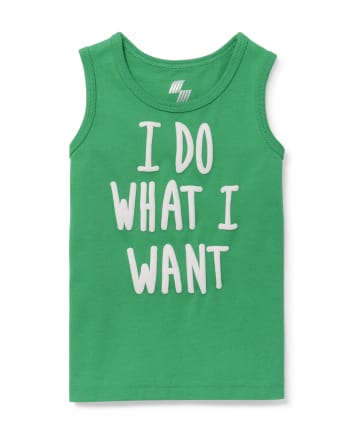 Baby And Toddler Boys Mix And Match Do What I Want Tank Top