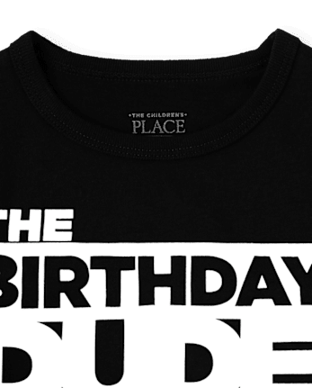 Baby And Toddler Boys Matching Family Birthday Graphic Tee