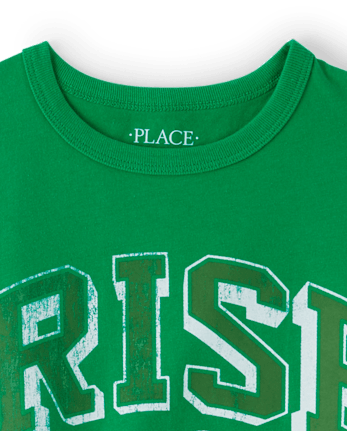 Boys Matching Family Shamrock Graphic Tee