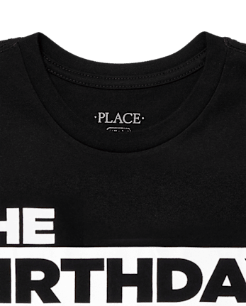 Camiseta con estampado de cumpleaños para niños