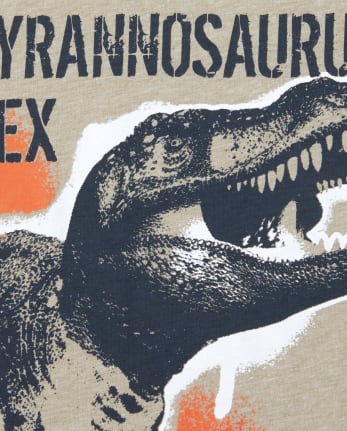 Camiseta con gráfico T Rex para niños