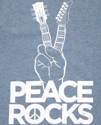 Camiseta con gráfico de paz para niños