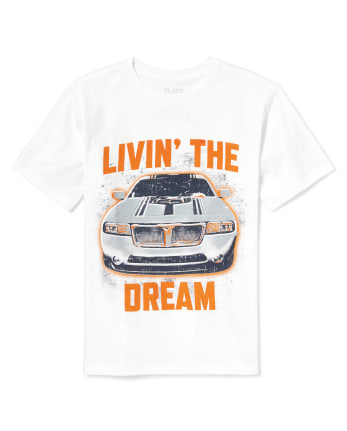 Boys Car Graphic Tee