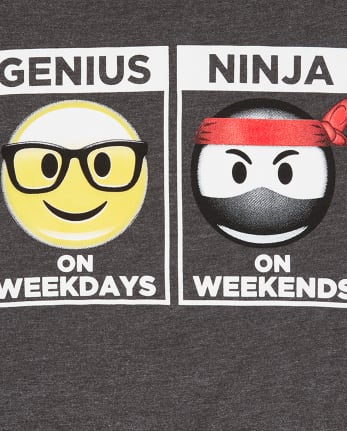 Boys Genius Ninja Graphic Tee