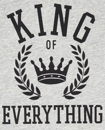 Mens Matching Family King Graphic Tee