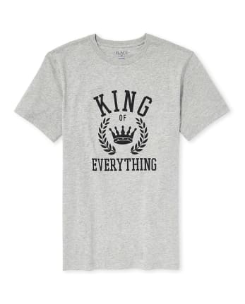 Mens Matching Family King Graphic Tee