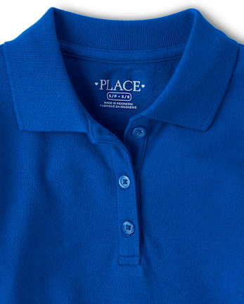 Girls Uniform Pique Polo - Plus