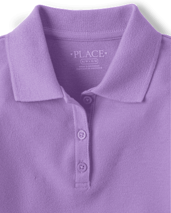 Girls Uniform Pique Polo - Plus