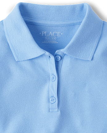 Girls Uniform Pique Polo - Plus
