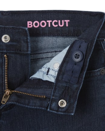 Jeans bootcut básicos para niñas