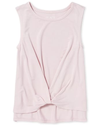 Girls Twist Front Tank Top