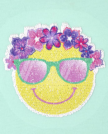 Haut à paillettes pour fille