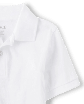 Polo en jersey doux d'uniforme pour garçon
