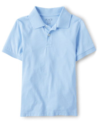 The Childrens Place Boys Uniform Soft Jersey Polo 