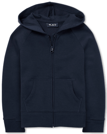 Girls Fleece Zip Up Hoodie - TIDAL