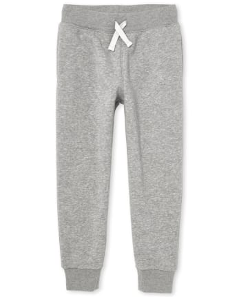 Ex UK Chainstore Girls Gray Fleece Warm Thick Trousers Jogger Pants 4-6yrs