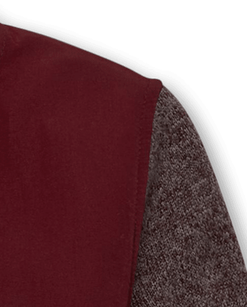 Chaqueta de forro polar con suéter de uniforme para niños - REDWOOD