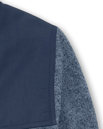 Boys Sweater Fleece Trail Jacket - TIDAL