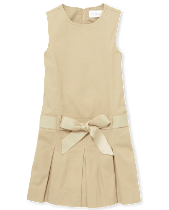 Jersey con cinturón de uniforme para niñas
