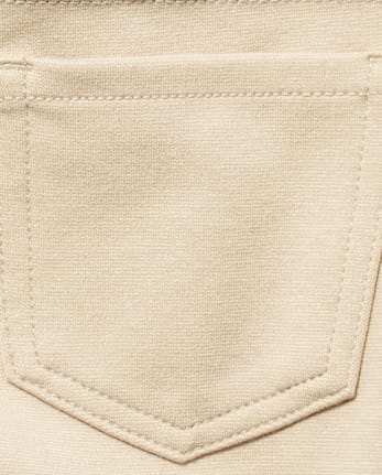 Jeggings en maille ponte à enfiler pour uniformes de filles - Grandes tailles