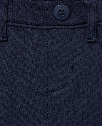 Girls Uniform Ponte Knit Pull On Jeggings - Plus