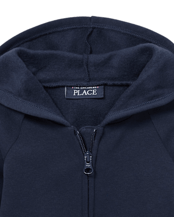 Toddler Girls Fleece Zip Up Hoodie