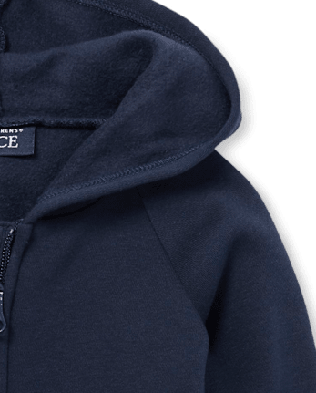 Toddler Girls Fleece Zip Up Hoodie