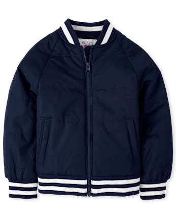 Chaqueta bomber de uniforme para niñas