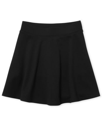 Girls Uniform Ponte Knit Skort