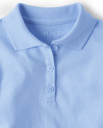The Childrens Place Girls Uniform Soft Jersey Polo 