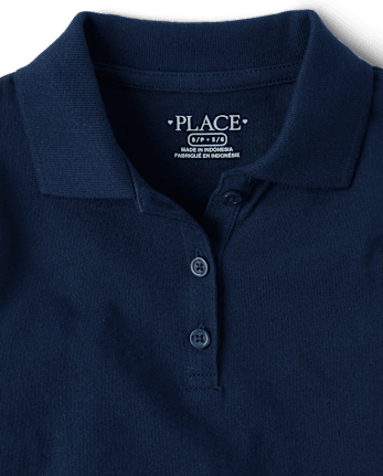Girls Uniform Soft Jersey Polo