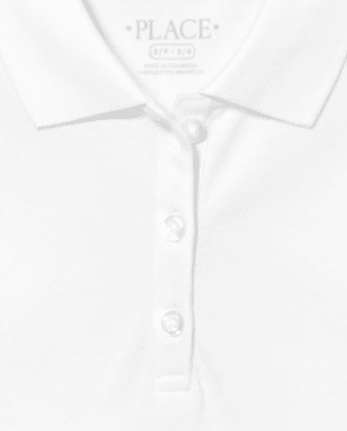 Polo de piqué de uniforme para niña, paquete de 5