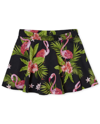 Jupe-short à imprimé mix and match pour bébés et petites filles