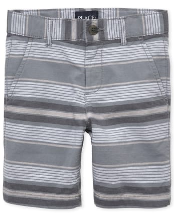 Pantalones cortos a rayas para niños