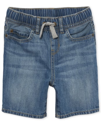 Boys Pull On Denim Shorts
