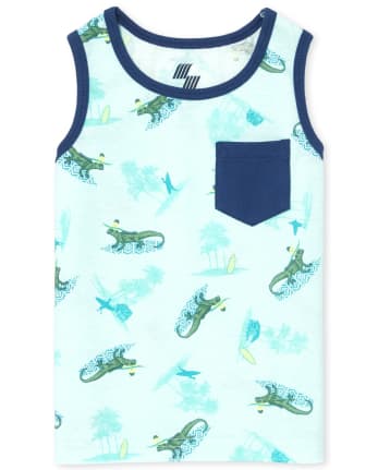 Baby And Toddler Boys Mix And Match Pocket Tank Top