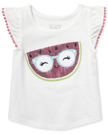 Baby And Toddler Girls Sweet Watermelon Top