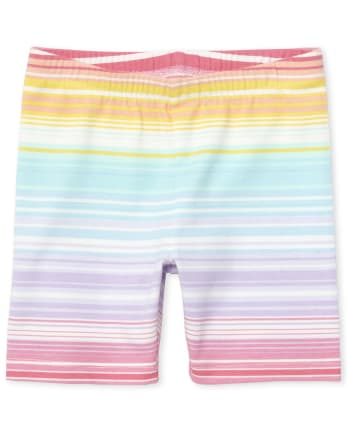 Baby And Toddler Girls Mix And Match Print Bike Shorts